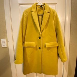 Women’s Zara (TRF) Coat XS. Mustard yellow. Used, good condition.